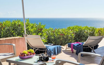 Quenza 670.3: Woongebied, Zwembad, Toevlucht, Schaduw, Buitenmeubels, Hacienda, Eco Hotel, Villa, Hotel