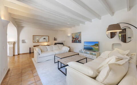 Can Cabana: Meubilair, Bankstel, Interieur Ontwerp, Flooring, Plafond, Verdieping, Huis, Woonkamer, Kamer, Appartement
