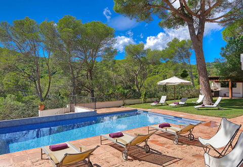 Villa Cassiopea: Zwembad, Toevlucht, Buitenmeubels, Schaduw, Tuin, Eco Hotel, Ligstoel, Landscaping, Villa, Backyard