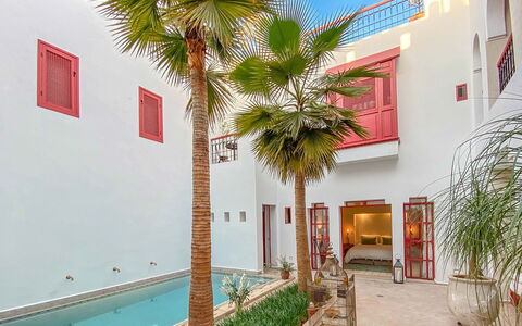Dar Splendid: Deur, Hacienda, Landgoed, Binnenplaats, Zwembad, Hotel, Villa, Toevlucht, Balkon