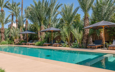 Dar Sun: Zwembad, Toevlucht, Eco Hotel, Buitenmeubels, Hacienda, Ligstoel, Hotel, Landgoed, Villa
