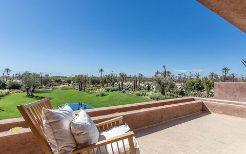 Villa Palmeraie: Tuin, Landscaping, Toevlucht, Schaduw, Hacienda, Buitenmeubels, Eco Hotel, Backyard, Villa