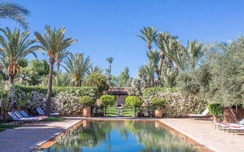 Villa Exotic: Zwembad, Toevlucht, Reflectie, Hacienda, Buitenmeubels, Tuin, Eco Hotel, Reflecting Pool, Landgoed
