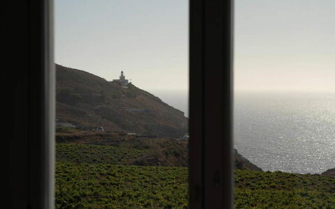 Villa Akrotiri: Terrein, Zee, Oceaan, Headland