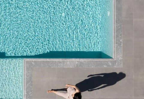 Villa Akrotiri: Zwembad, Vrije Tijd, Samengesteld Materiaal, Toevlucht, Tegel, Vakantie, Buitenmeubels