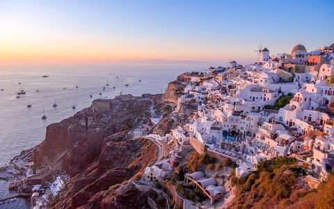 Villa Estia: Horizon, Zee, Kust En Oceanic Landvormen, Kust, Oceaan, Schemer, Zonsondergang, Zonsopkomst, Baai