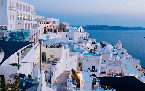 Villa Apanema: Blauw, Horizon,  Dorf\, Zee, Kust, Oceaan, Badplaats, Balkon, Hotel