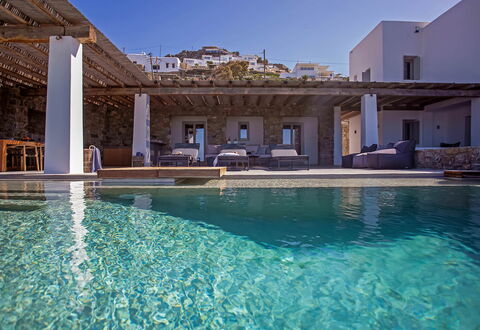 Villa Chimera: Blauw, Zwembad, Toevlucht, Villa, Tegel, Penthouse