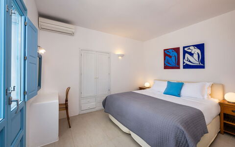 Guest House Zephyros: Meubilair, Interieur Ontwerp, Verdieping, Flooring, Plafond, Appartement, Kamer, Stoel, Bed, Slaapkamer