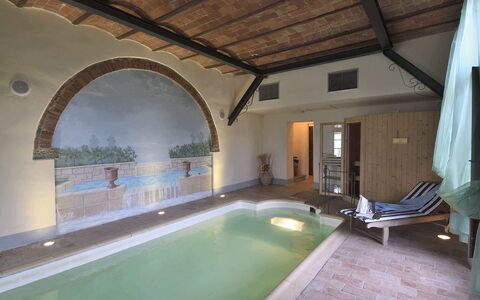 Villa Michelangelo: Flooring, Interieur Ontwerp, Verdieping, Meubilair, Plafond, Zwembad, Toevlucht, Ontwerp, Hotel, Kamerplant