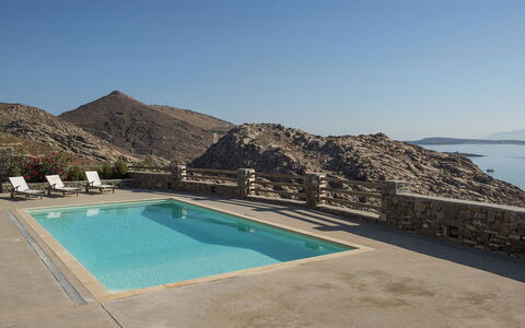 Villa Mycenaean: Blauw, Zwembad, Kust, Reservoir, Baai, Tropen, Headland, Geluid