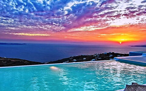 Fanaria Villa: Blauw, Horizon, Schemer, Avond, Oceaan, Zwembad, Zonsopkomst, Zonsondergang, Afterglow