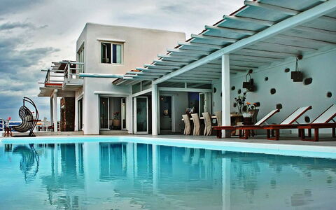 Fanaria Villa: Blauw, Toevlucht, Buitenmeubels, Zwembad, Vrije Tijd, Eco Hotel, Villa, Hotel, Schaduw