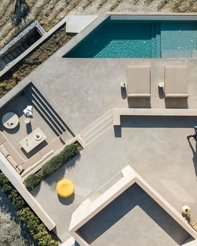 Thera King: Samengesteld Materiaal, Beton, Ontwerp, Ligstoel, Buitenmeubels, Zwembad