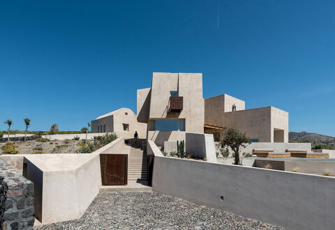 Thera Princess: Dag, Architectuur, Landschap, Samengesteld Materiaal, Beton, Ontwerp, Brutalisme, Villa