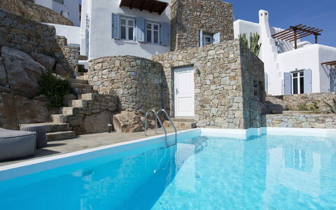 Villa Azur: Blauw, Zwembad, Villa