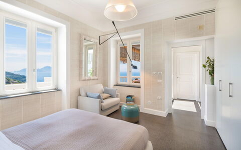 Casa Mariavittoria: Meubilair, Interieur Ontwerp, Muur, Flooring, Verdieping, Slaapkamer, Plafond, Hout, Bed, Kamer
