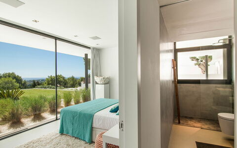 Villa Emily: Interieur Ontwerp, Slaapkamer, Muur, Bed, Flooring, Meubilair, Verdieping, Plafond, Huis, Kamer