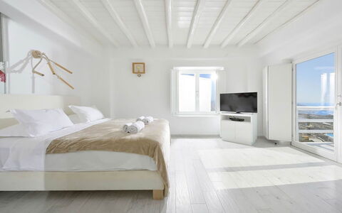 Villa Fabulous: Appartement, Hotel, Ontwerp, Slaapkamer, Balkon, Penthouse, Houten Vloer, Villa, Toevlucht, Bedding