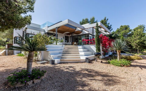 Villa Roja: Struik, Schaduw, Huis, Tuin, Landgoed, Landscaping, Herenhuis, Villa, Hacienda, Werf