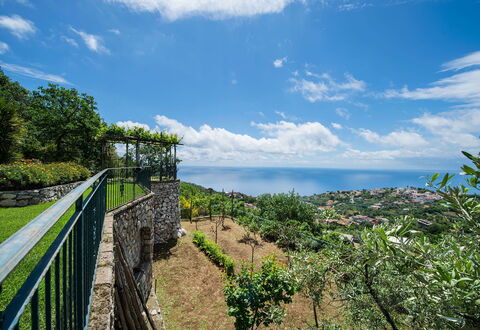 Villa Tortuga: Horizon, Landschap, Zee, Oceaan, Hek, Stock Fotografie