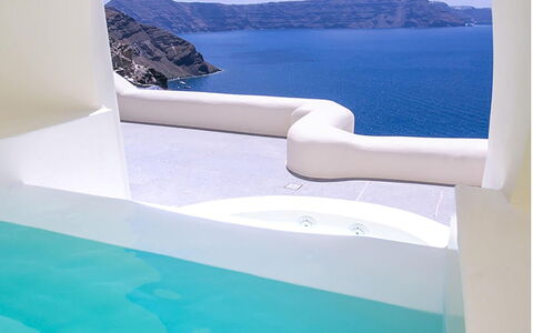 Volcano Suite: Blauw, Zwembad, Hotel