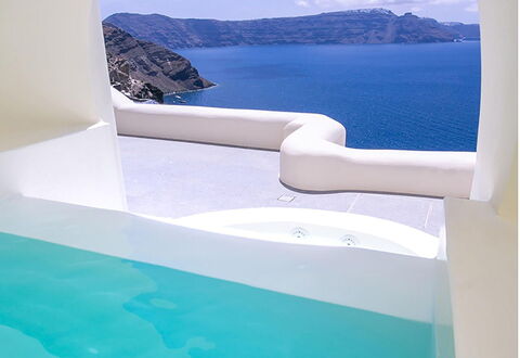 Volcano Suite: Blauw, Zwembad, Hotel