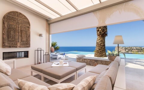 Villa Luce: Meubilair, Interieur Ontwerp, Bankstel, Flooring, Verdieping, Plafond, Huis, Toevlucht, Woonkamer
