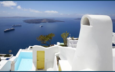 Mandra Suite: Blauw, Zee, Kust En Oceanic Landvormen, Oceaan, Kust, Geluid, Baai, Villa, Hotel