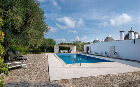 Trulli Maria: Landscaping, Tuin, Landgoed, Hacienda, Binnenplaats