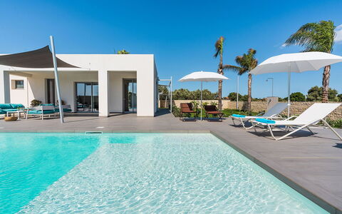 Il Palmeto: Blauw, Toevlucht, Zwembad, Buitenmeubels, Eco Hotel, Vrije Tijd, Schaduw, Villa, Hotel