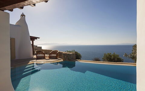 Villa Persephone: Blauw, Water, Zee, Kust En Oceanic Landvormen, Zwembad, Kust, Oceaan, Toevlucht, Villa, Tropen