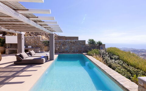 Villa Blue Moon: Blauw, Zwembad, Toevlucht, Buitenmeubels, Eco Hotel, Villa, Hotel, Tropen, Penthouse, Badplaats