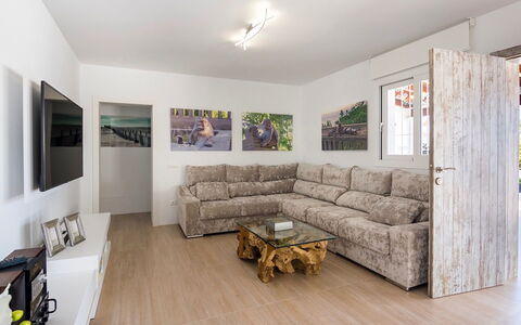 Villa Sabor: Interieur Ontwerp, Flooring, Meubilair, Verdieping, Bankstel, Hout, Plafond, Kamer, Woonkamer, Appartement
