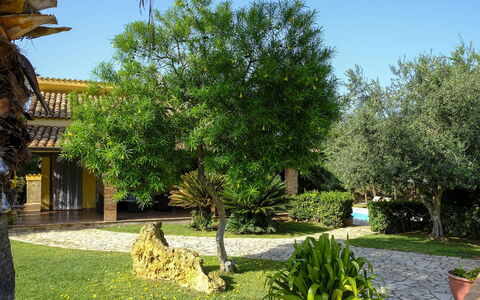 Villa Virna: Blad, Struik, Tuin, Woody Plant, Schaduw, Backyard, Werf, Landscaping, Binnenplaats