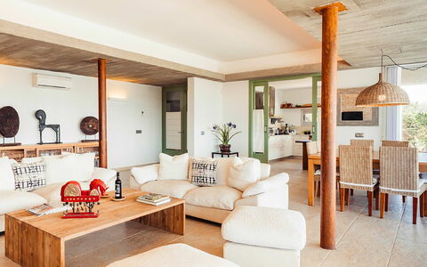 Villa Neper: Meubilair, Interieur Ontwerp, Flooring, Verdieping, Bankstel, Hout, Woonkamer, Plafond, Tafel, Kamer