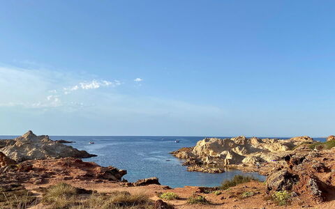 Villa Neper: Blauw,  Felsen\, Zwemwater, Kust, Kust En Oceanic Landvormen, Zomer, Zee, Horizon, Kust