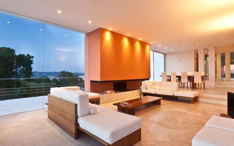 Villa Twilight: Meubilair, Interieur Ontwerp, Flooring, Verdieping, Bankstel, Muur, Hout, Plafond, Woonkamer, Houten Vloer