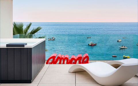 Casa Pink: Buitenmeubels, Zee, Oceaan, Ligstoel, Strand, Kust, Tropen, Caribbean, Chaise Longue