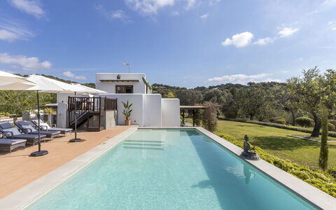 Villa Papiro: Zwembad, Toevlucht, Landgoed, Eco Hotel, Villa, Badplaats, Buitenmeubels, Balkon, Ligstoel, Hacienda