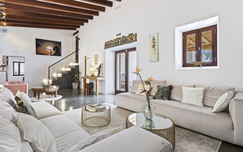 Villa Papiro: Meubilair, Interieur Ontwerp, Muur, Flooring, Bankstel, Verdieping, Woonkamer, Plafond, Kamer, Huis