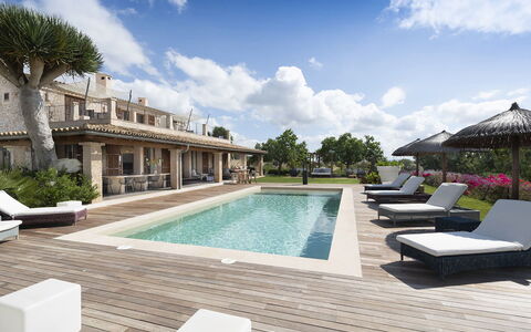 Villa Vineyard: Zwembad, Toevlucht, Landgoed, Dek, Buitenmeubels, Villa, Eco Hotel, Outdoor Structuur, Hacienda, Veranda