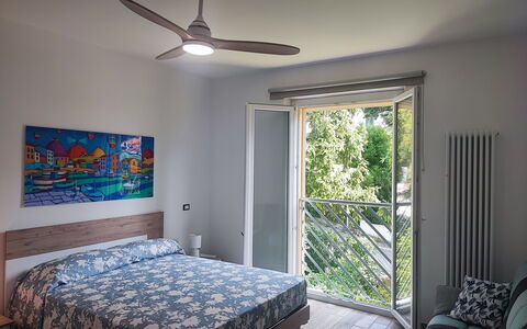 Casa Nadia: Meubilair, Interieur Ontwerp, Slaapkamer, Kamer, Verdieping, Appartement, Huis, Bed, Laken, Bedding