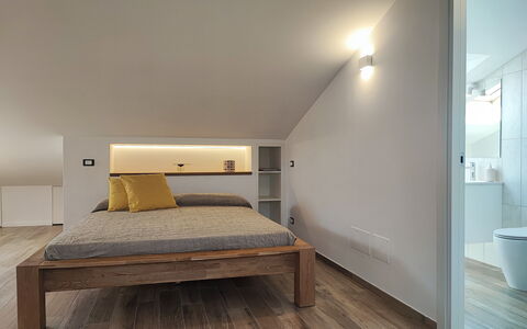 Casa Nadia: Meubilair, Interieur Ontwerp, Flooring, Verdieping, Muur, Bed, Slaapkamer, Houten Vloer, Hout, Plafond