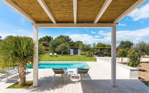 Villa Doddi: Buitenmeubels, Zwembad, Toevlucht, Schaduw, Outdoor Structuur, Veranda, Tuin, Patio, Eco Hotel, Pergola