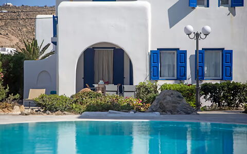 Mykonos Pool House 8: Blauw, Zwembad, Hotel, Toevlucht, Villa, Badplaats