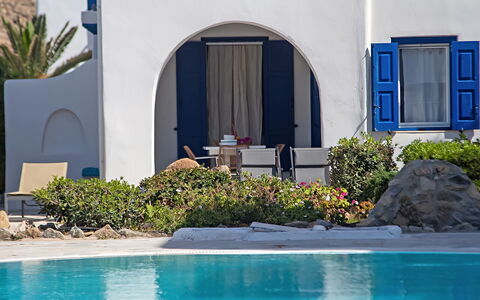Mykonos Pool House 8: Blauw, Zwembad, Toevlucht, Villa, Landgoed, Eco Hotel, Hacienda, Hotel, Badplaats