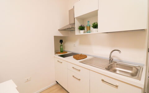 Penelope'S House Centro Storico: Interieur Ontwerp, Keuken, Countertop, Hout, Flooring, Toestel Van De Keuken, Cabinetry, Verdieping, Major Appliance, Kamer