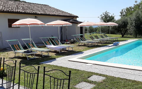 Villa Felice, Private Pool and Hills: Zwembad, Buitenmeubels, Meubilair, Toevlucht, Huis, Woongebied, Backyard, Stoel, Hacienda, Landgoed