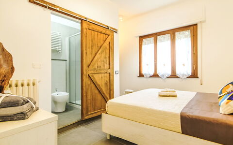 Casa al Gelso: Interieur Ontwerp, Meubilair, Bed, Slaapkamer, Muur, Flooring, Hout, Verdieping, Plafond, Kamer